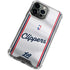 NBA Los Angeles Clippers Team Jersey iPhone 14 Pro Clear Case